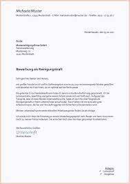 Dann sind unsere muster & vorlagen für die bewerbung möglicherweise genau das. Bewerbungsschreiben Reinigungskraft Muster