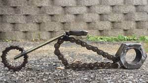 How To Weld A Chopper Style Motorcycle Out Of Scrap Metal By Barbiethewelder Youtube Welding Art Scrap Metal Art Metal Tree Wall Art