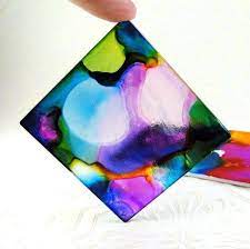 13 Alcohol Inked Acrylic Alcohol Ink Glass Alcohol Ink Crafts Alcohol Ink