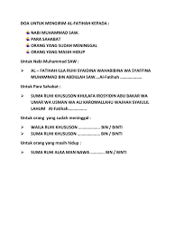 Sedangkan, membaca yasin dengan niat mengirim doa untuk orang yang sudah meninggal pada malam jum'at, bisa dibacakan sendiri ketika selesai shalat. Doa Untuk Mengirim Pdf