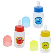 Bulk Sesame Street Sesame Beginnings Plastic Baby Bottles 5 Oz Dollar Tree