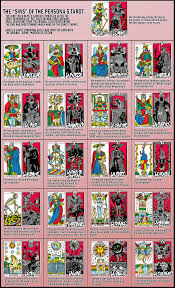 Tarot is best for getting a general idea of the future. Made A Little Graphic Showing The Sinful Differences Between The P5 Tarot Cards And Original Tarot Of Marseilles Since They Re Easy To Miss But Pretty Cool Persona5