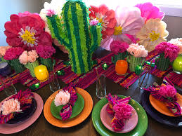 Beautiful mexican paper flowers tutorial: Cinco De Mayo Tablescape Julie Wendell
