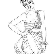 Rihanna R B Singer Coloring Page Coloring Page Famous People Coloring Pages Rihanna Coloring Pages People Coloring Pages Coloring Pages Rihanna