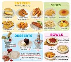 Menu Restaurant Kids Menu Menu Restaurant Kids Meals