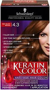 Schwarzkopf Intensive Colors Keratin Hair Color Red Velvet Brown 4 3 2 03 Ounce Schwarzkopf Hair Color Hair Color Cream Permanent Hair Color
