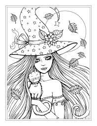 Color something creepy this halloween with free coloring pages for kids and adults! Coloring Pages For Teenage Printable Coloringfolder Com Witch Coloring Pages Fairy Coloring Pages Halloween Coloring Pages Printable