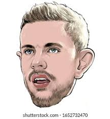 February 22 2020 Caricature Jordan Brian Stock Illustration 1652732470