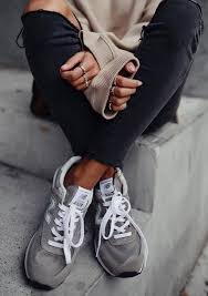 How To Wear Comfy Shoes 40 Best Outfits Ideas Of 2018 Grey Sneakers Outfit New Balance Outfit Fashion