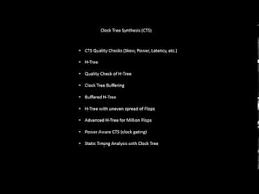What do you mean by cts???? How To Do Clock Tree Synthesis Learn Udemy Vlsi Academy Youtube