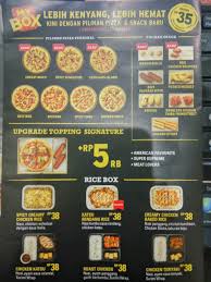 Phd Menu Pizza