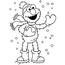 The kids will love these fun santa coloring pages. Cute Elmo Coloring Pages Free Printables Momjunction