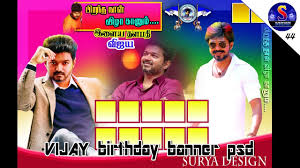 You reach not even have to. Vijay Birthday Banner Psd Surya Design Youtube
