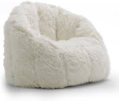 Big joe bean bag refill, 2pk 100 l, white. Amazon Com Big Joe Milano Shag Fur Ivory Furniture Decor