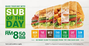 Get your $3.50 sub of the day! Beeckdeals Subway Sub Of The Day Rm 8 50 Each Normal Facebook