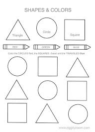 Shapes Colors Worksheet Shape Worksheets For Preschool Shapes Worksheet Kindergarten Shapes Preschool