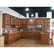 wooden modular kitchen cabinet at rs
