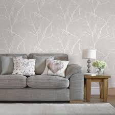 Graham Brown Innocence Mushroom Vinyl Strippable Wallpaper Covers 56 Sq Ft 33 273 The Home Depot Wallpaper Living Room Living Room Paint Room Wallpaper