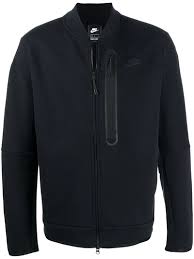 Nike Sportswear Tech Fleece Bomber Jacket In Black Modesens