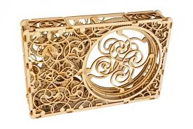 Brand New Mechanical Picture Wooden City 3d Mechanical Wooden Model Book Crafts Wood Patterns Wooden