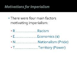 How is imperialism tied to the industrial revolution? Bell Ringer You Have 10 Minutes To Finish
