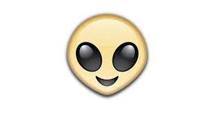 Albino Alien Emoji Enamel Pins Alien