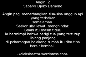 Angin 2 Puisi Sajak Bijak