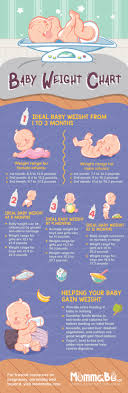 baby weight chart how much should my baby weigh mommabe