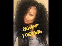 ● how to maintain your synthetic hair system. How To Revive Refresh Your Curly Synthetic Wig Featuring Outre Dominican Curly Wig Youtube Wigs Curly Wigs Outre Dominican Curly