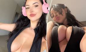 OnlyFans star Anna Paul, 23, puts on an eye-popping display in a plunging  top | Daily Mail Online
