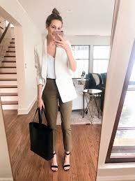 Work Pants How To Style Everlane Basic See Anna Jane Work Outfit Office Office Outfits Women Casual Work Outfits