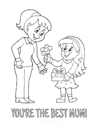 77 Mother S Day Coloring Pages Free Printable Pdfs