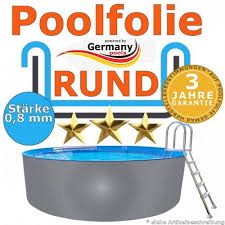 360 X 120 Cm X 0 8 Poolfolie Rund Bis 150 Cm Pool Net