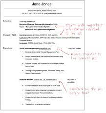 Government Resume Formats