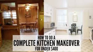 This easy and inexpensive update will hide weathered wood or protect new wood from everyday wear and tear. How To Do A Complete Kitchen Makeover On A Tiny Budget Under 400 Mama And More