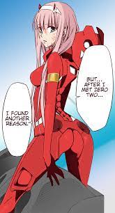 Zero Two coloured by me. [Darling in the Franxx Manga] :  r/DarlingInTheFranxx