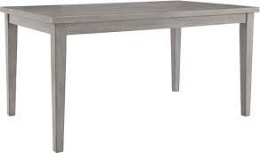 In., the table can fit two comfortably or four in a pinch for some drinks under the sun. Signature Design By Ashley Parellen Gray 60 Rectangular Dining Room Table D291 25 Ihome Furniture