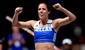 The american pole vault star, who won a silver medal in rio, said on twitter that she was feeling chipper and confident after solid practice sessions back home and in japan on friday. Katerina Stefanidi Berlin 2018 By Mark Shearman Aw