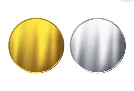 Download Blank Gold And Silver Coins Psd Psdgraphics