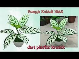 Diy Cara Membuat Bunga Keladi Hias Dari Plastik Kresek How To Make Caladium Flower With Plastic Bag Youtube Bunga Tutorial Bunga Kertas Bunga Kertas