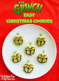 Easy Grinch Cookies By Kitchen Fun With My 3 Sons The Best Ever Christmas Cookie Christmas Cookies Easy Cookies Recipes Christmas Delicious Christmas Cookies