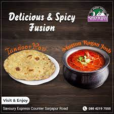 Enjoy Eating This Delicious Combination With Your Family And Friends From Savoury Sarjapur Road Restaurant Visit Us And Taste Food Tandoori Roti Enjoy Eating