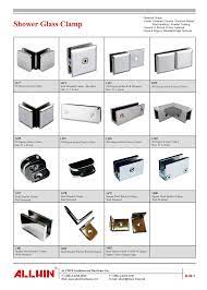 We suggest using with our 3/8 thick (10mm) clear tempered glass shelves. Shower Clamp Shelf Clamps With Support Leg Shelf Bracket Product 2 1 0042 1 1477