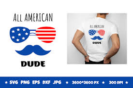 America Quotes Svg Patriotic Quotes Svg All American Dude By Olyate Thehungryjpeg Com