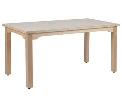 Tables Pour Salle De Classe Creche Et Maternelle Bois Hetre Table Massif