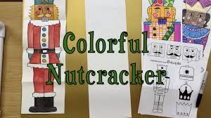Don't forget the lines for the teeth. Colorful Nutcracker Drawing