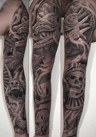 One of the most scared tattoos in the aztec culture was the sun, being said that the sun was the giver of life. 50 Of The Best Aztec Tattoos Tattoo Insider Tatuaje Mexicano Disenos Aztecas Tatuajes Tribales Aztecas