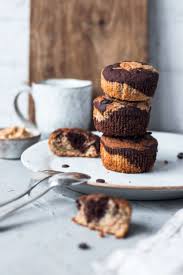 Marmorierte Schoko Bananen Muffins Rezept Bananen Muffins Schoko Bananen Muffins Glutenfreie Schokolade