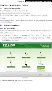 All drivers available for download have been scanned by antivirus program. Wn822n 300mbps High Gain Wireless N Usb Adapter User Manual Tl Wn822n Tp Link Technologies