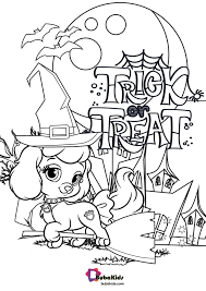 Cute Dog Happy Halloween Trick Or Treat Coloring Page Coloringpage Cutedog Happyhalloween Co Cartoon Coloring Pages Coloring Pages Halloween Trick Or Treat